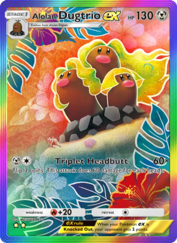 Alolan Dugtrio ex