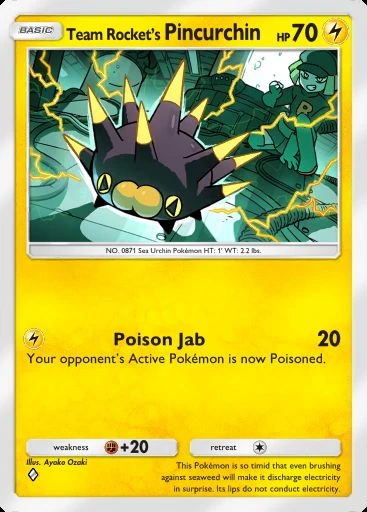 Team Rocket's Pincurchin