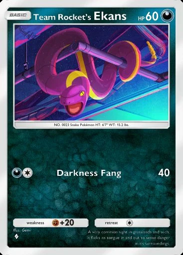 Team Rocket's Ekans